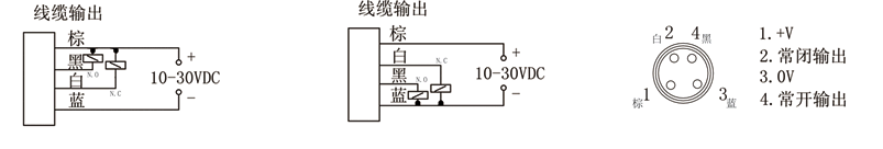 激光傳感器輸出接線圖